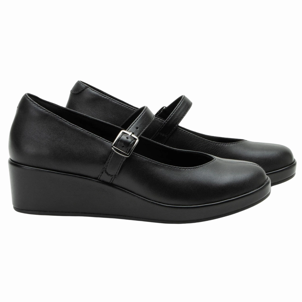 Wedding Shoes Wedding Dress Alegria Haylo Black Wedge Shoe (Women's)