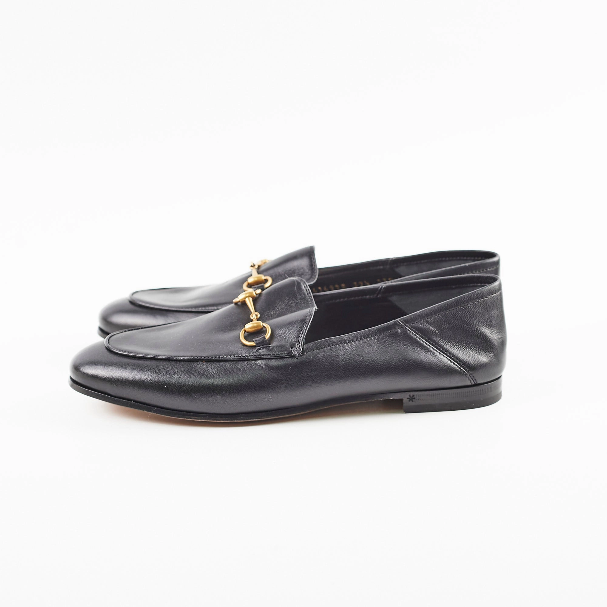 Gucci Horsebit Loafers Black Size 39.5 Wedge Loafers