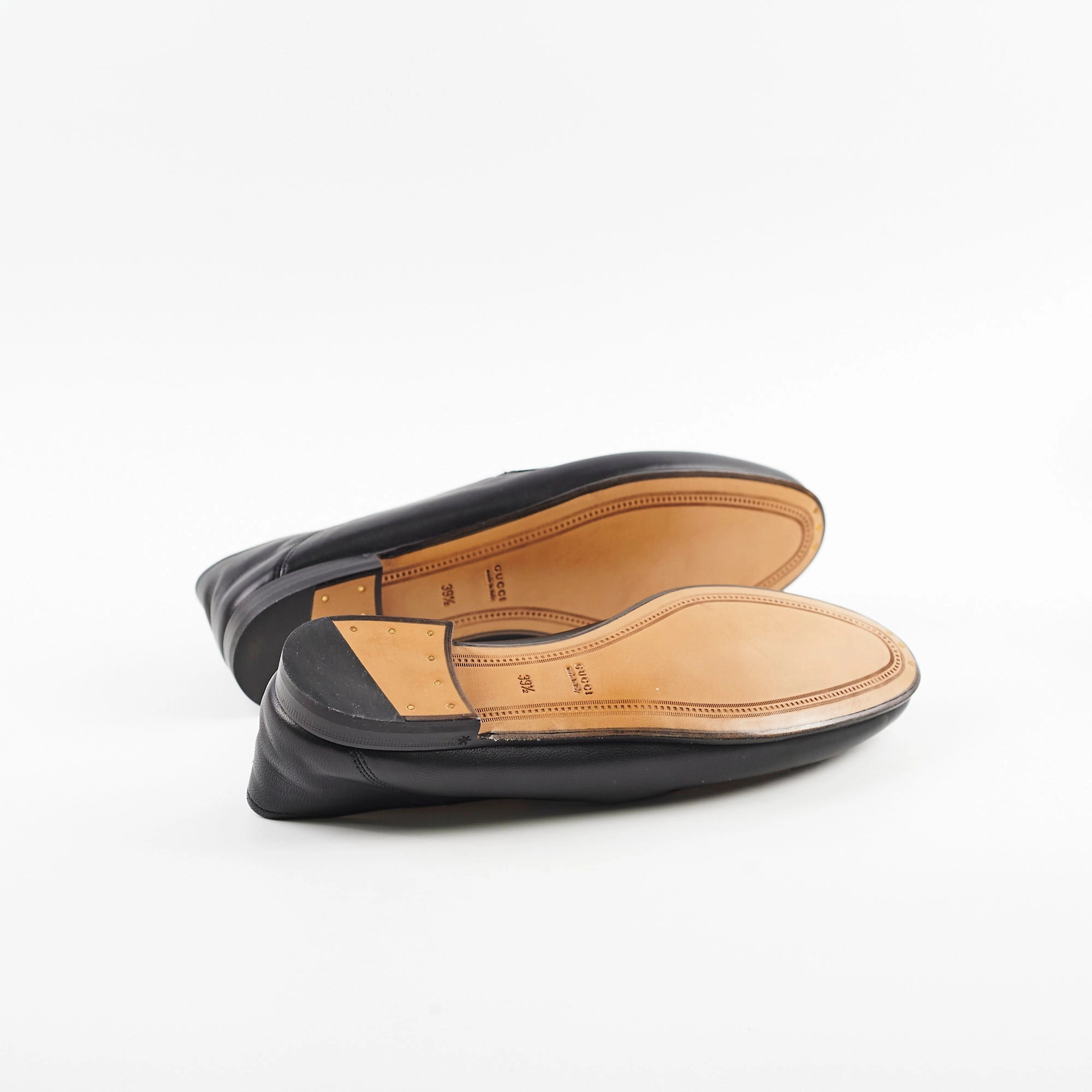 Gucci Horsebit Loafers Black Size 39.5 Penny Loafers With Heels