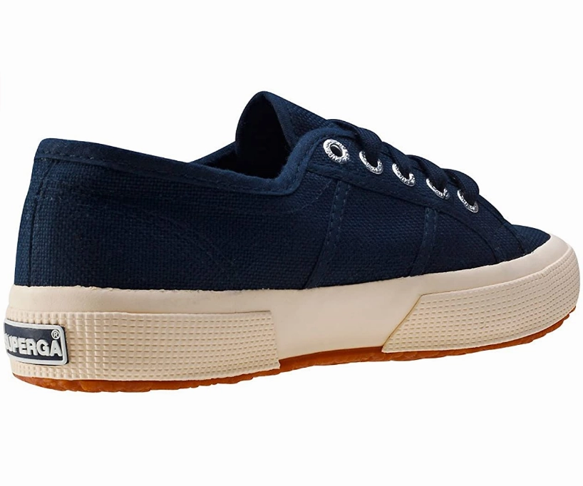 Superga scarpa sneakers da bambino 2750 JCOT Classic S0003C0 933 blu Animal Print Sneakers