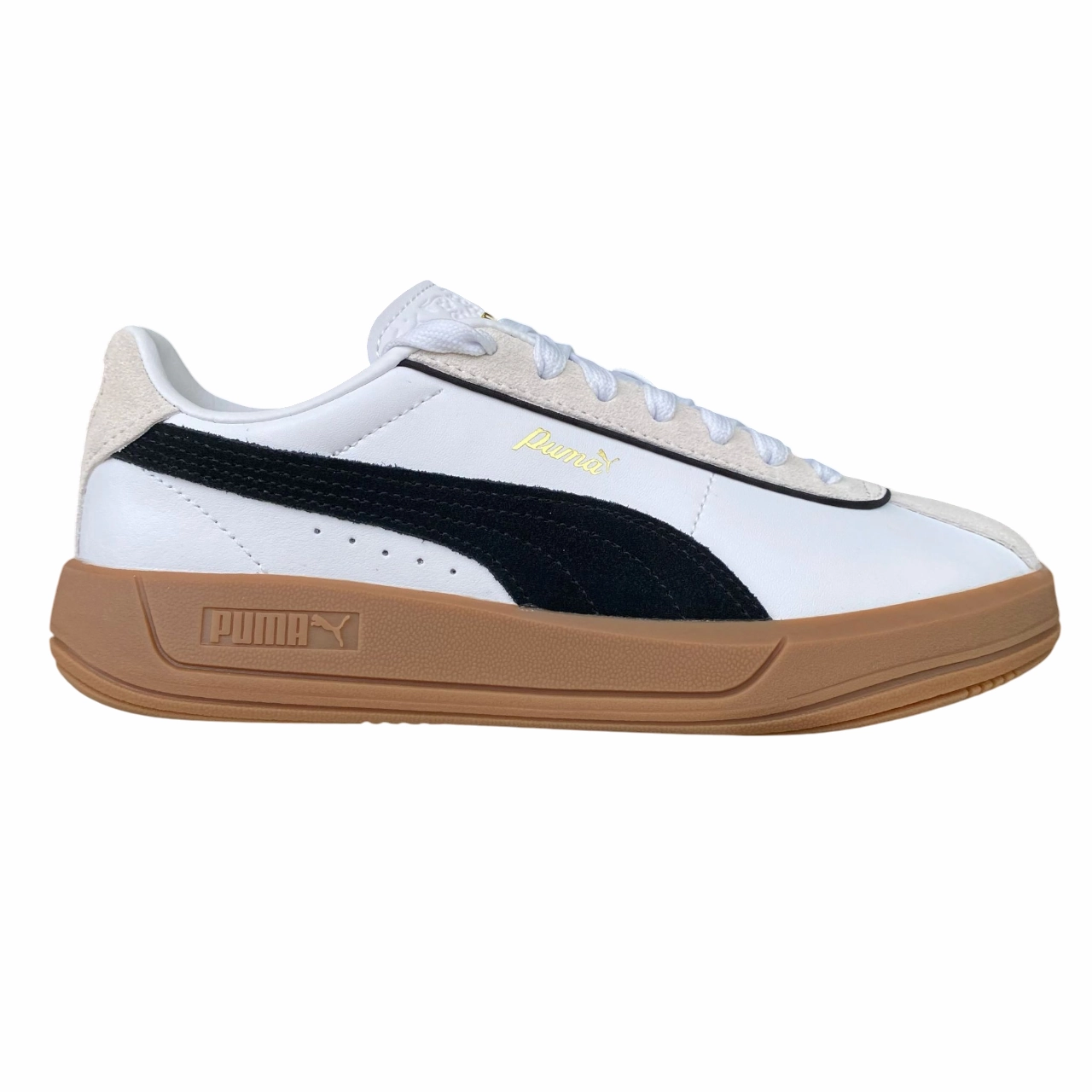 Puma scarpa sneakers da donna Club Klassika 400364-01 bianco-nero Green Sneakers Shoes