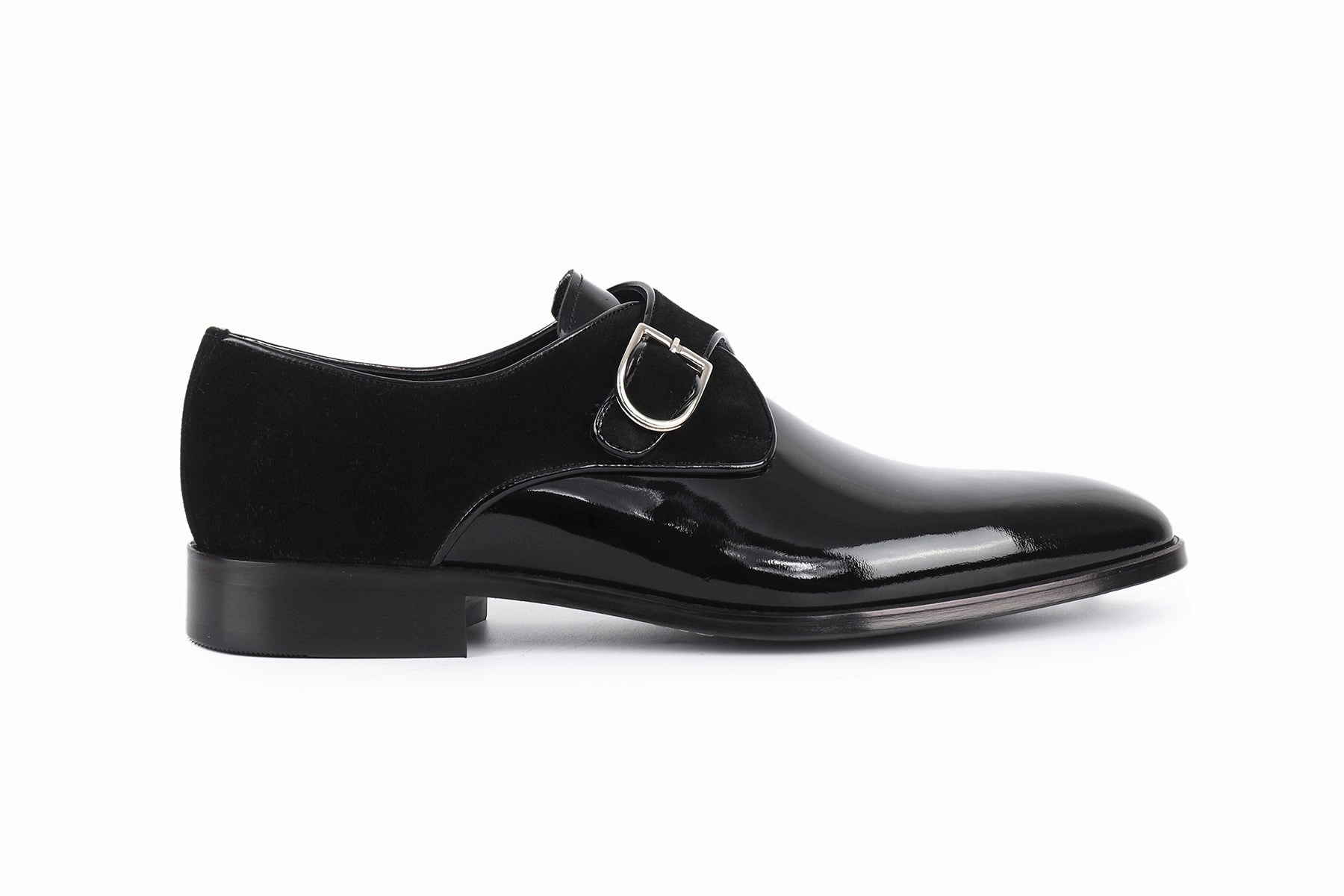 Dr Scholl's Dress Shoes Alpine Patent Leather Single Monk Dress Shoes