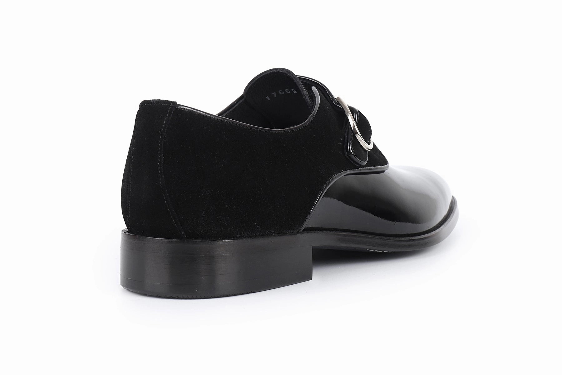 Dress Shoes For Suit Alpine Patent Leather Single Monk Dress Shoes