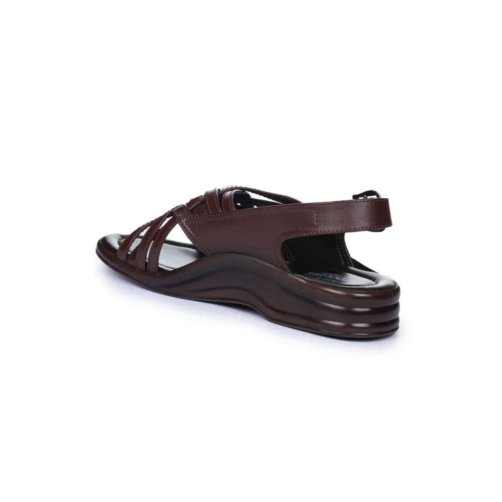 Whisper Sandals Coolers Formal (Brown) Sandals For Men 7123-84 By Liberty