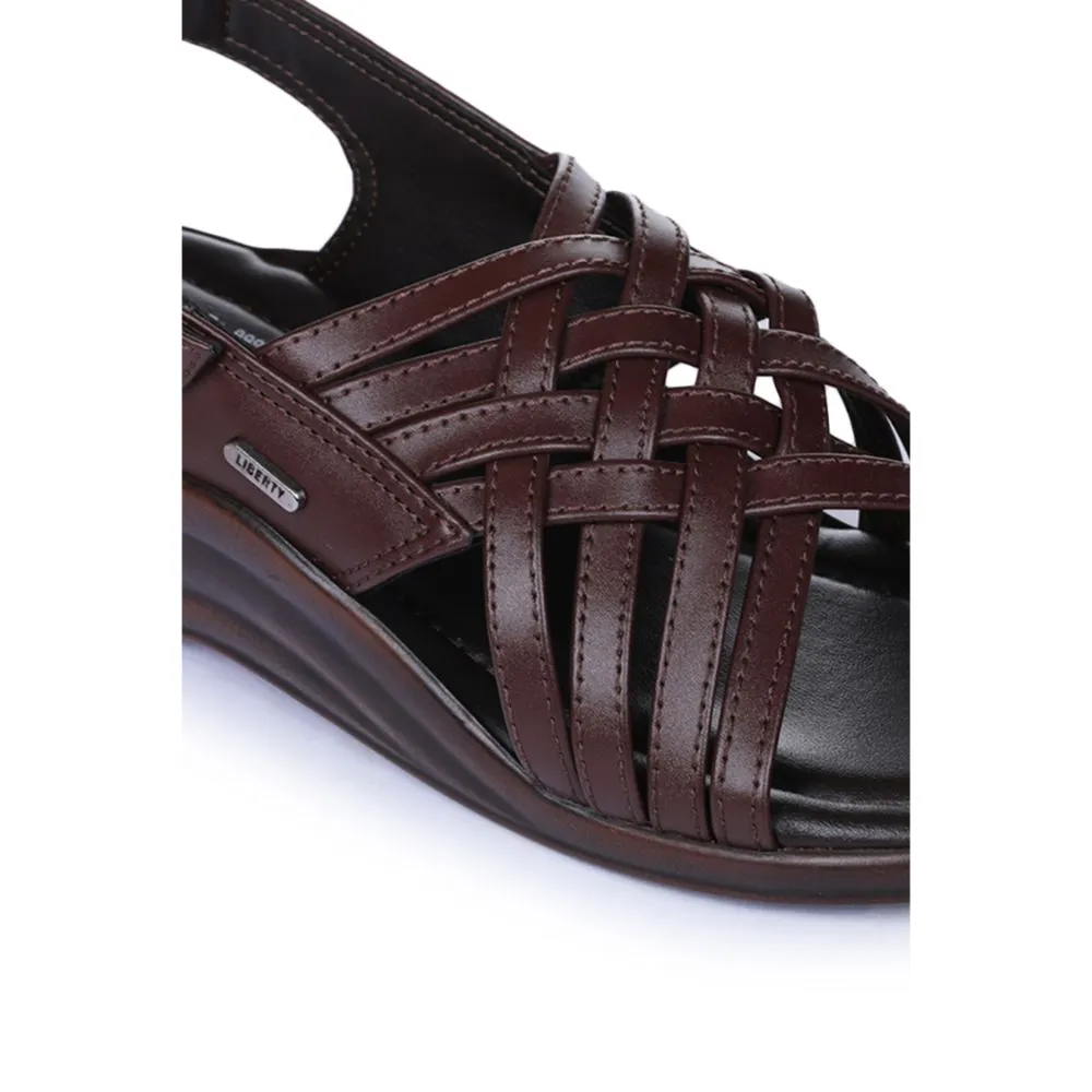 Coolers Formal (Brown) Sandals For Men 7123-84 By Liberty Bedrock Sandals