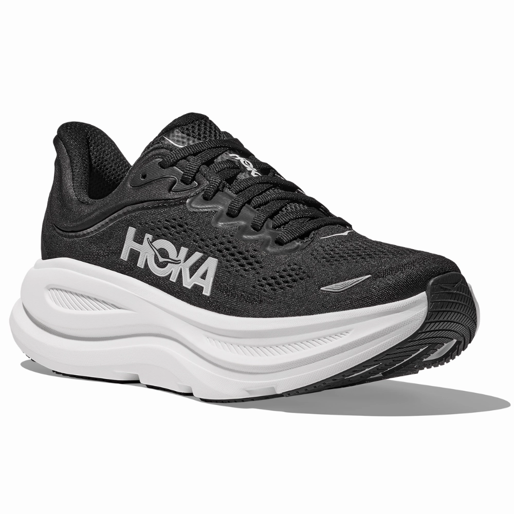 Katy Hoka Bondi 9 Black/White Running Shoe (Women's)