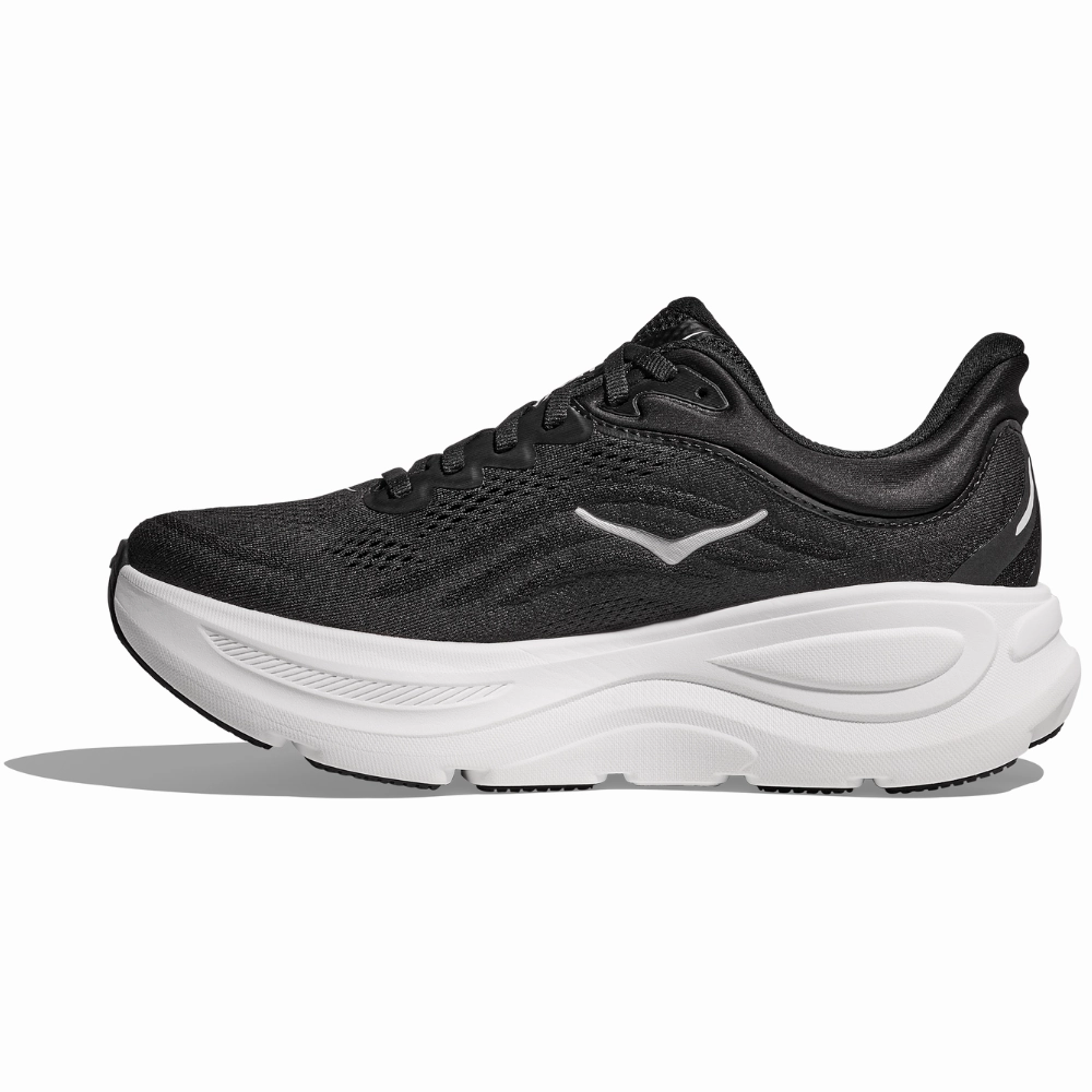 Hoka Bondi 9 Black/White Running Shoe (Women's) Drop