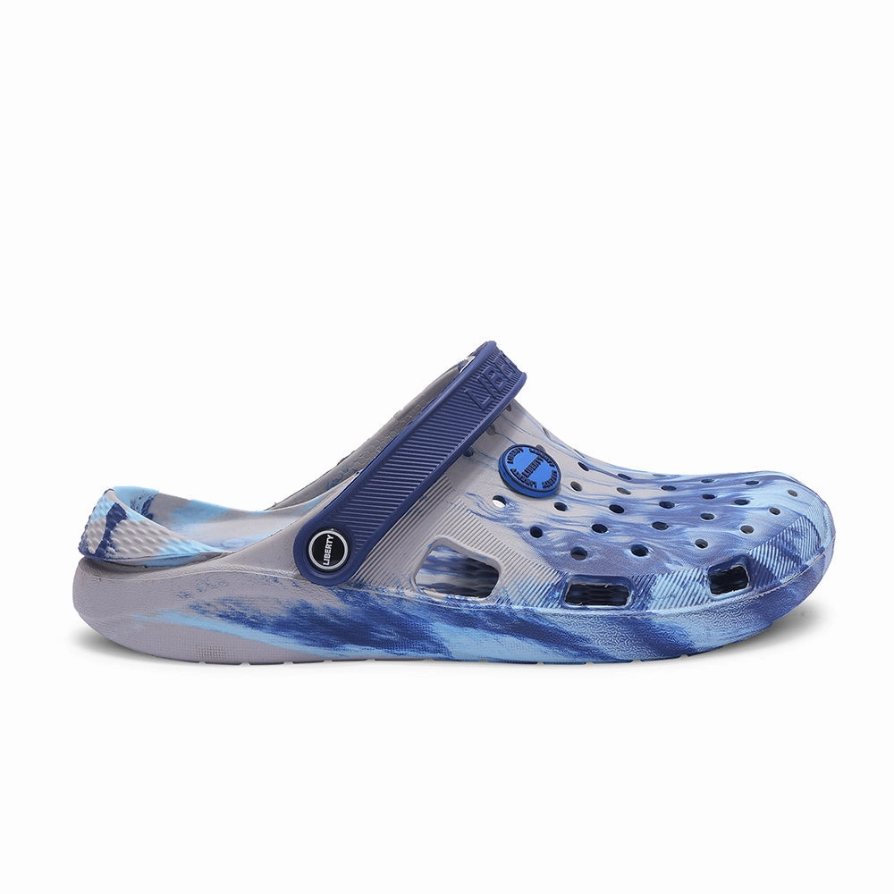 Knot Sandals A-HA Royal Blue Slingback Clogs For Men LPMXT-961E By Liberty