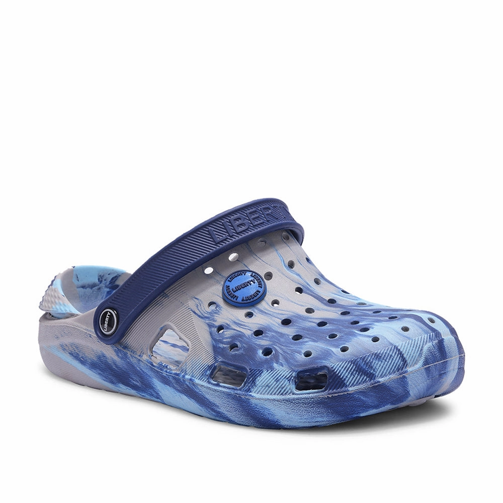 Sandals Barbados Vs Royal Barbados A-HA Royal Blue Slingback Clogs For Men LPMXT-961E By Liberty