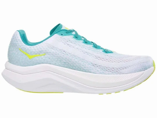Size 3 Hoka | Mach X | Men's | White/Blue Glass
