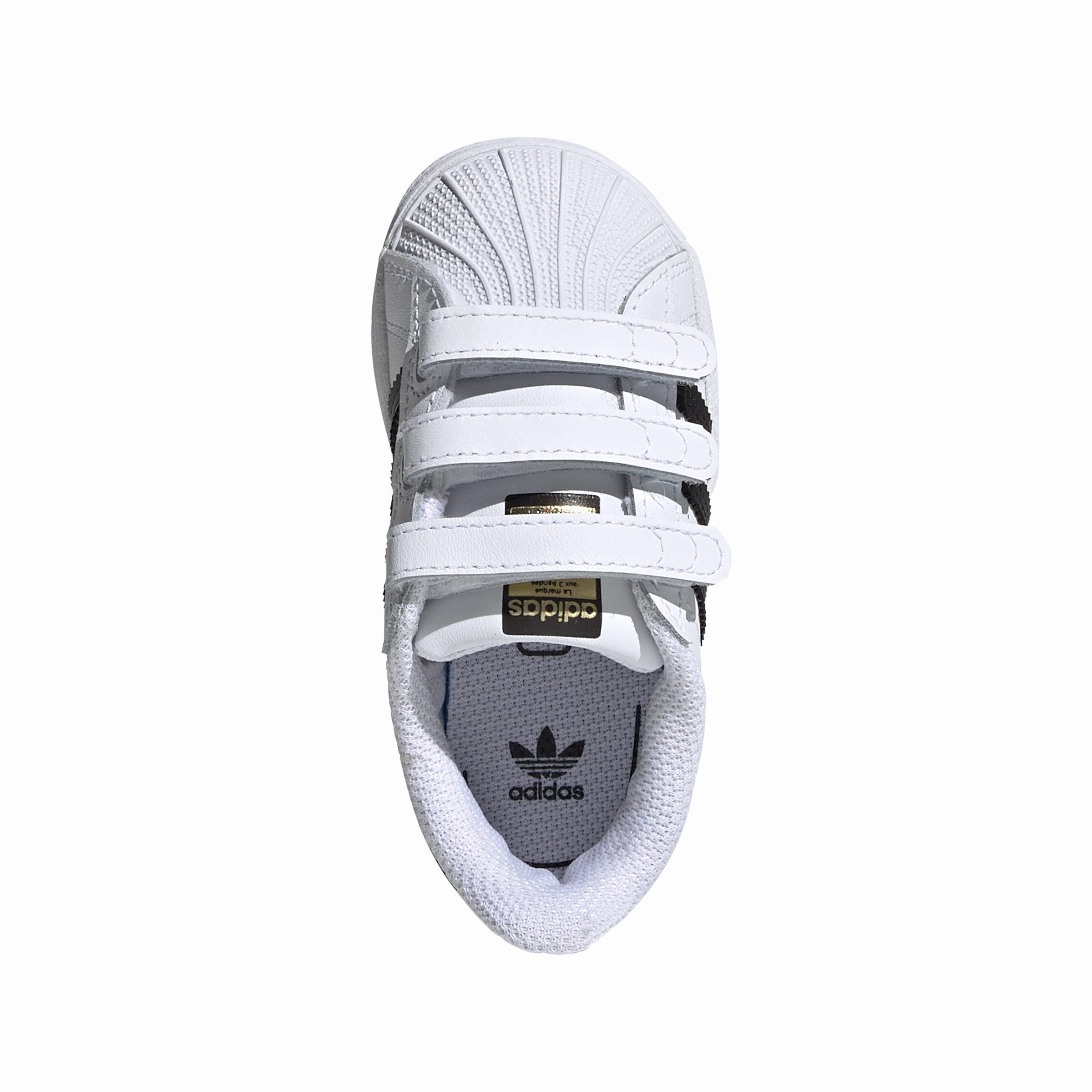 Strap Shoes Adidas ADIDAS Superstar CF I Baby Sneakers White / Black