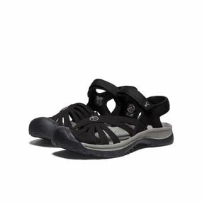 Keen Women's Rose Adventure Sandal - Black/Nuetral Gray Joie Sandals