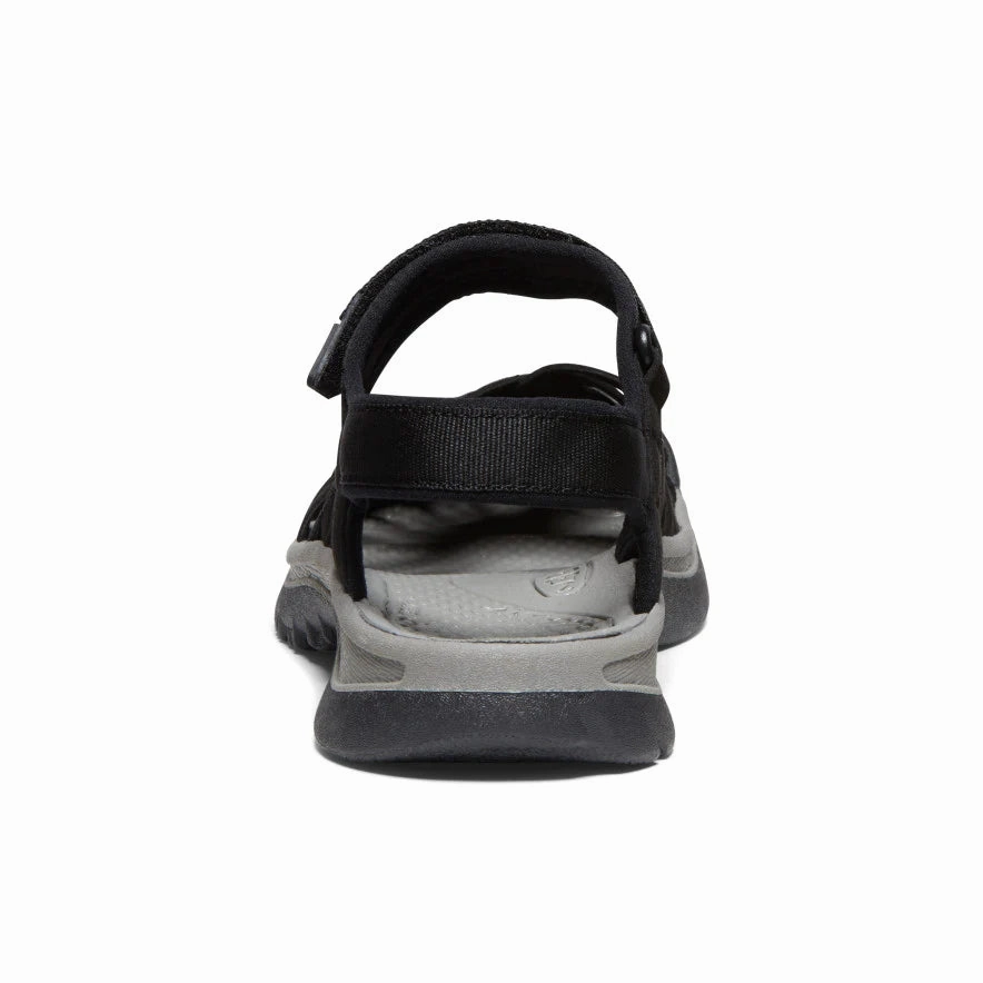 Keen Women's Rose Adventure Sandal - Black/Nuetral Gray Best Sandals For Plantar