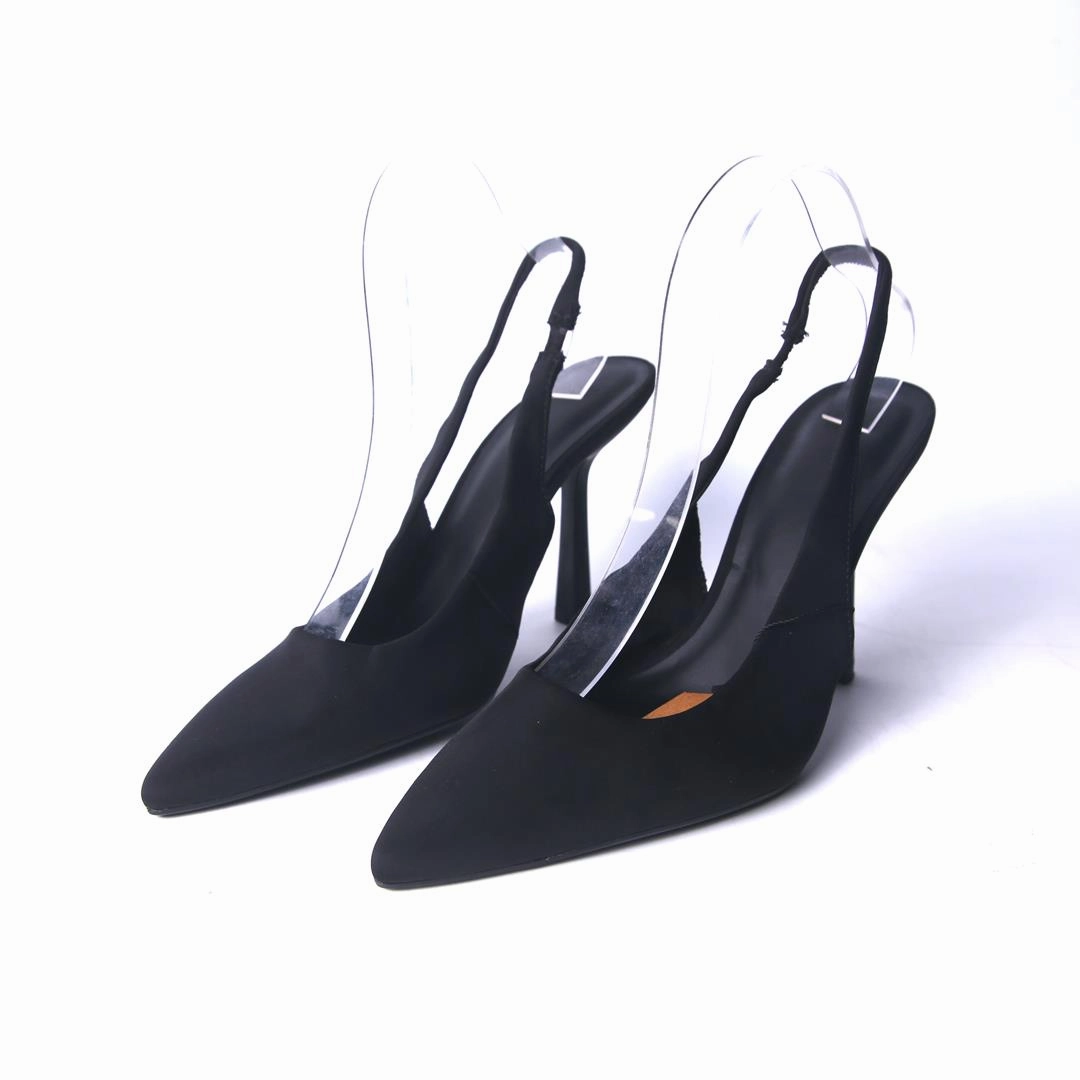 Patent Leather Heel Sandals BERSHKA .