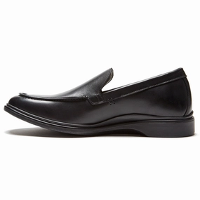 Comfortable Dress Shoes Amberjack The Loafer Obsidian Leather Loafer (Men's)