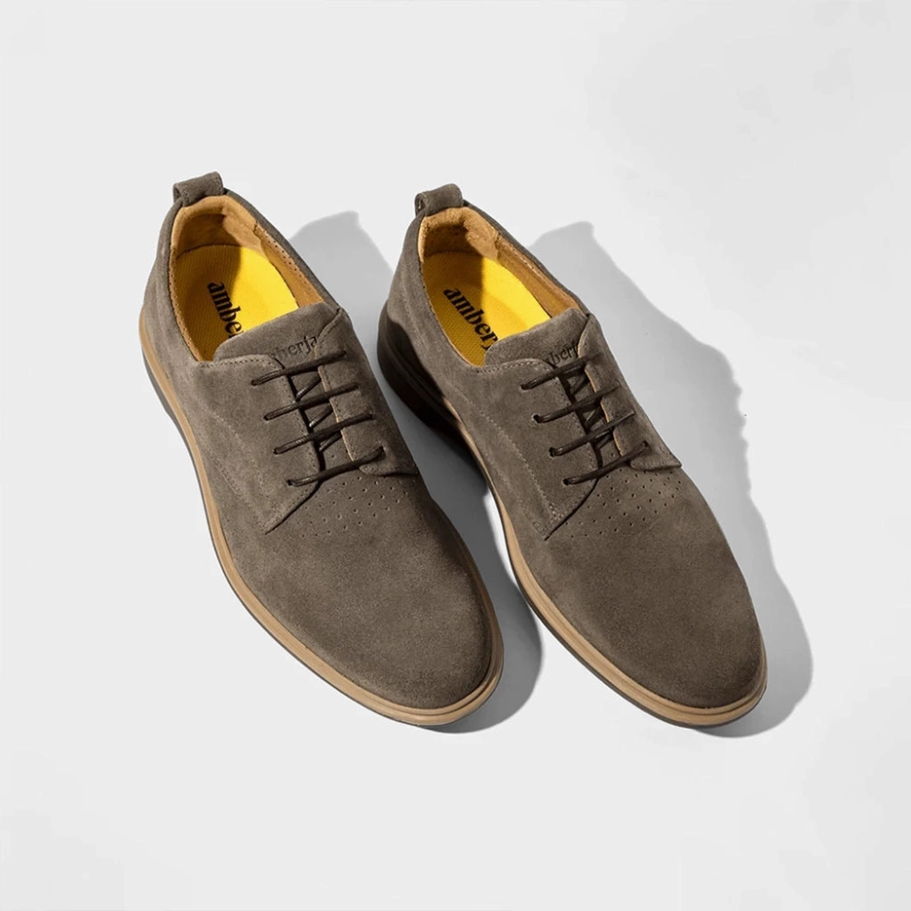 Cordovan Dress Shoes Amberjack The Original Slate Suede Dress Shoe (Men's)