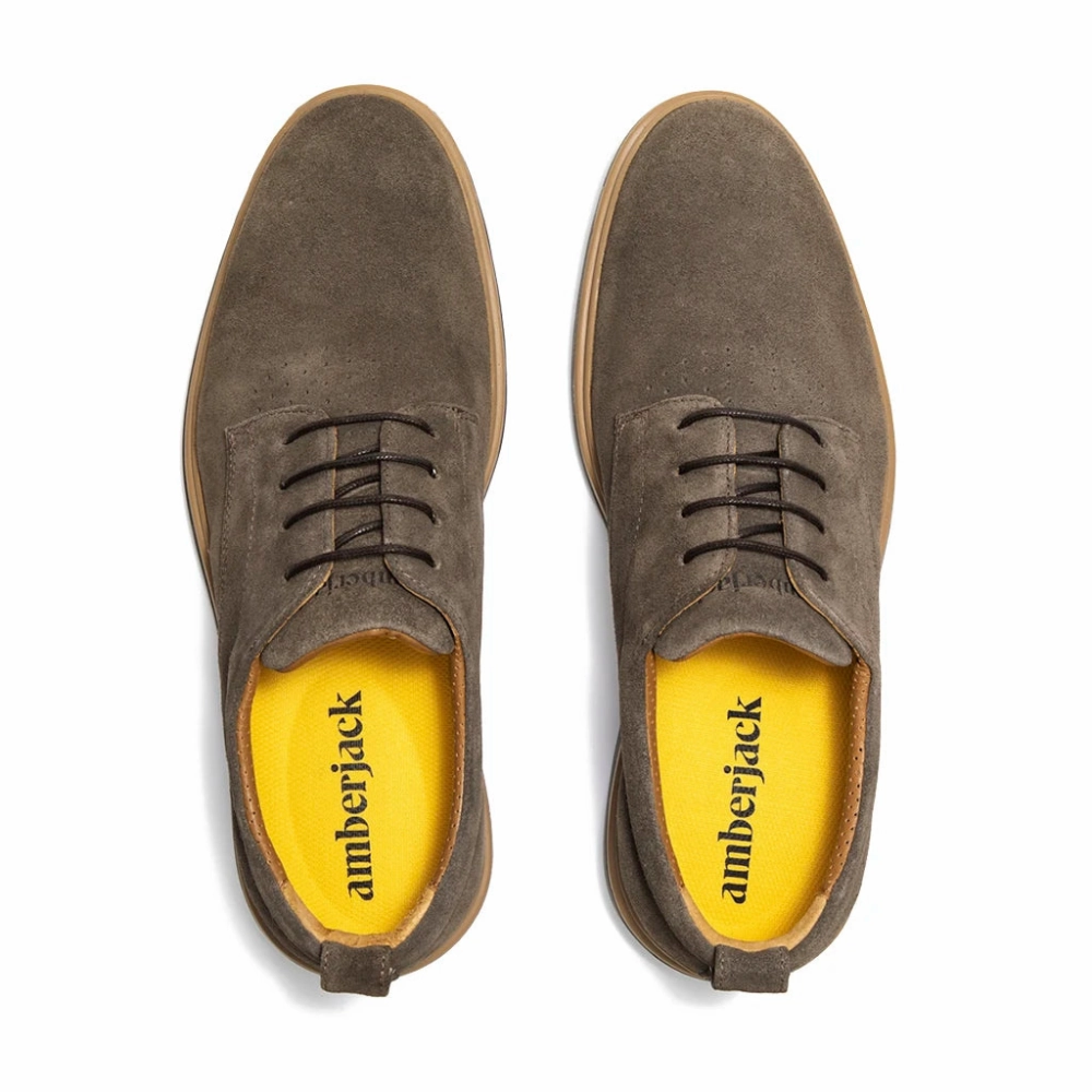 Amberjack The Original Slate Suede Dress Shoe (Men's) Hand Made Dress Shoes