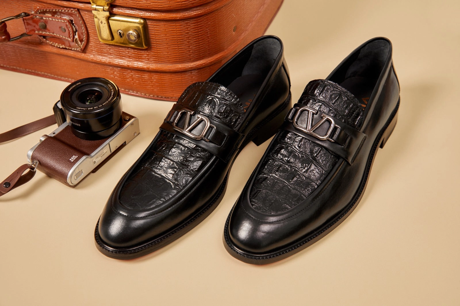 Sheath Dress Shoes Amsterdam Black Bit Loafer Men Shoe