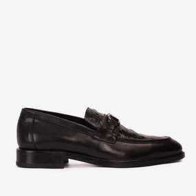 Shoe Lifts Dress Shoes Amsterdam Black Bit Loafer Men Shoe
