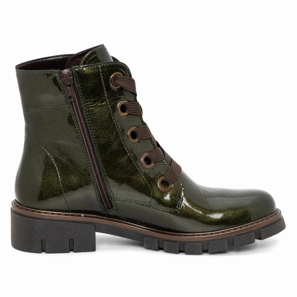 Brunts Boots Ara Debbie Forest Patent Leather Boot (Women's)