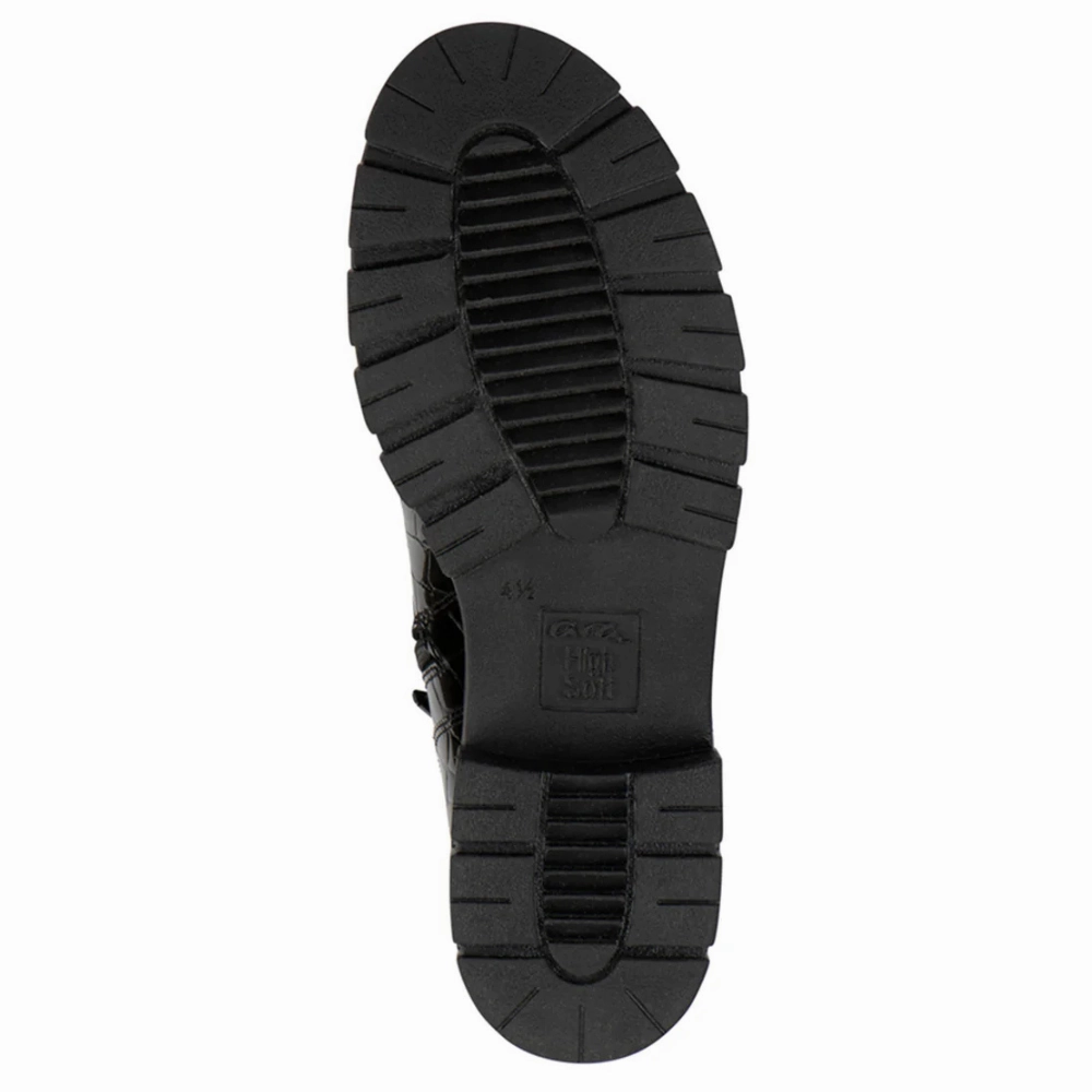 Ara Debbie Forest Patent Leather Boot (Women's) Leather Knee High Boots