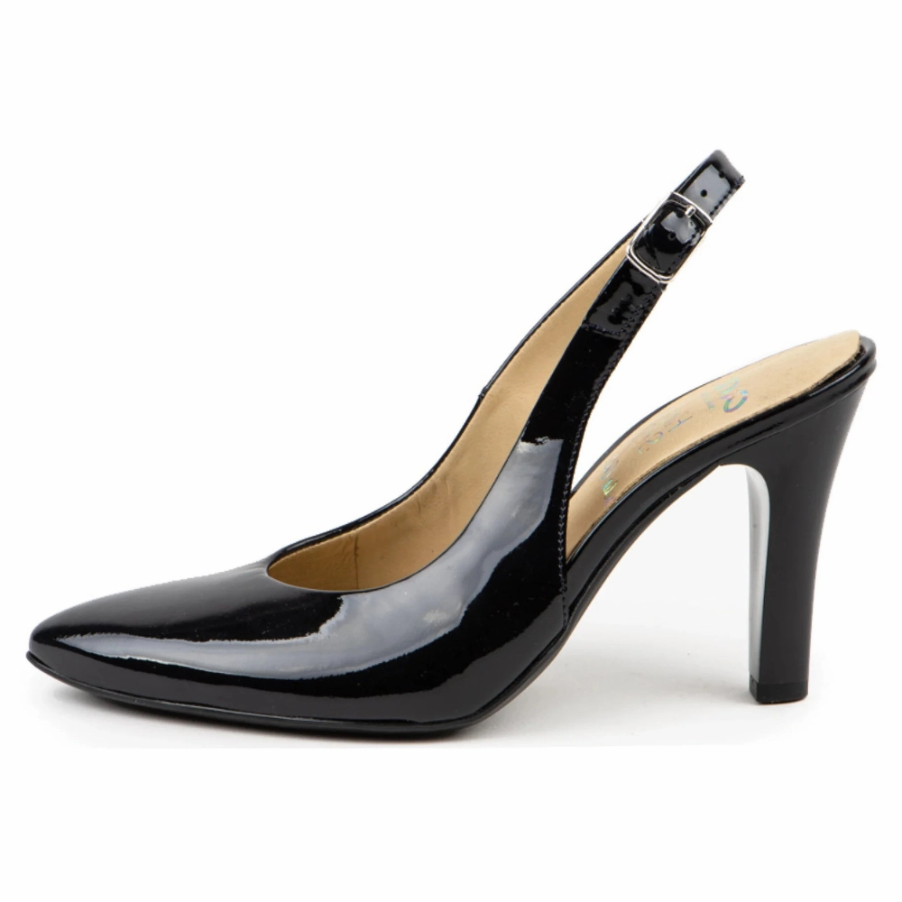 Shoe Dressing Ara Faith Blue Patent Leather Slingback Pump (Women's)