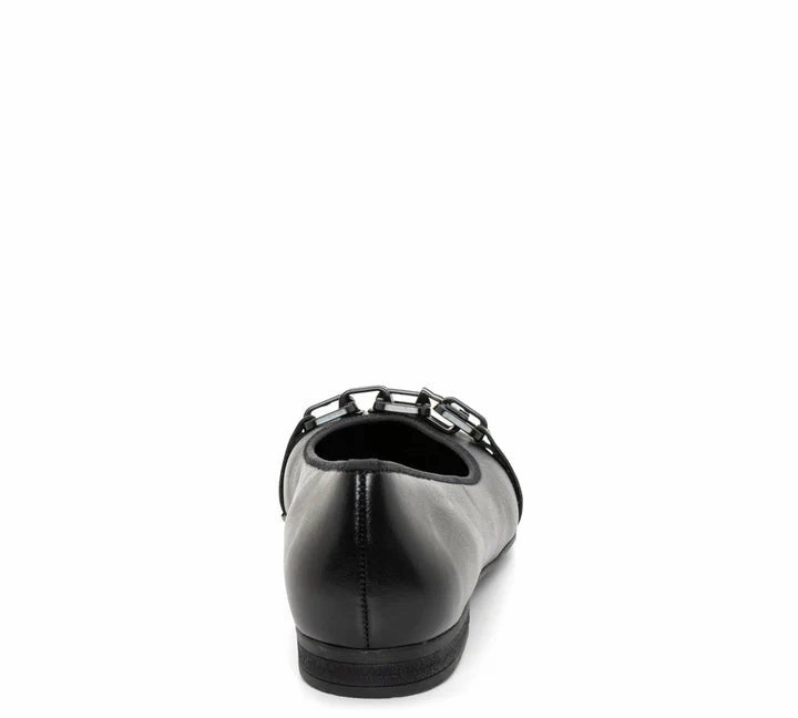 Flat Shoes For Wedding Dress Ara Shoes Women's Scout Chain - Black