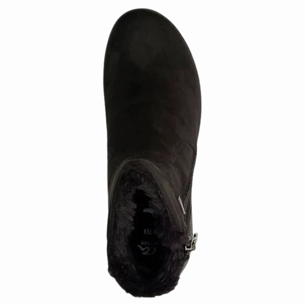 Bargain Cowboy Boots Ara Tracy Black Suede Boot (Women's)