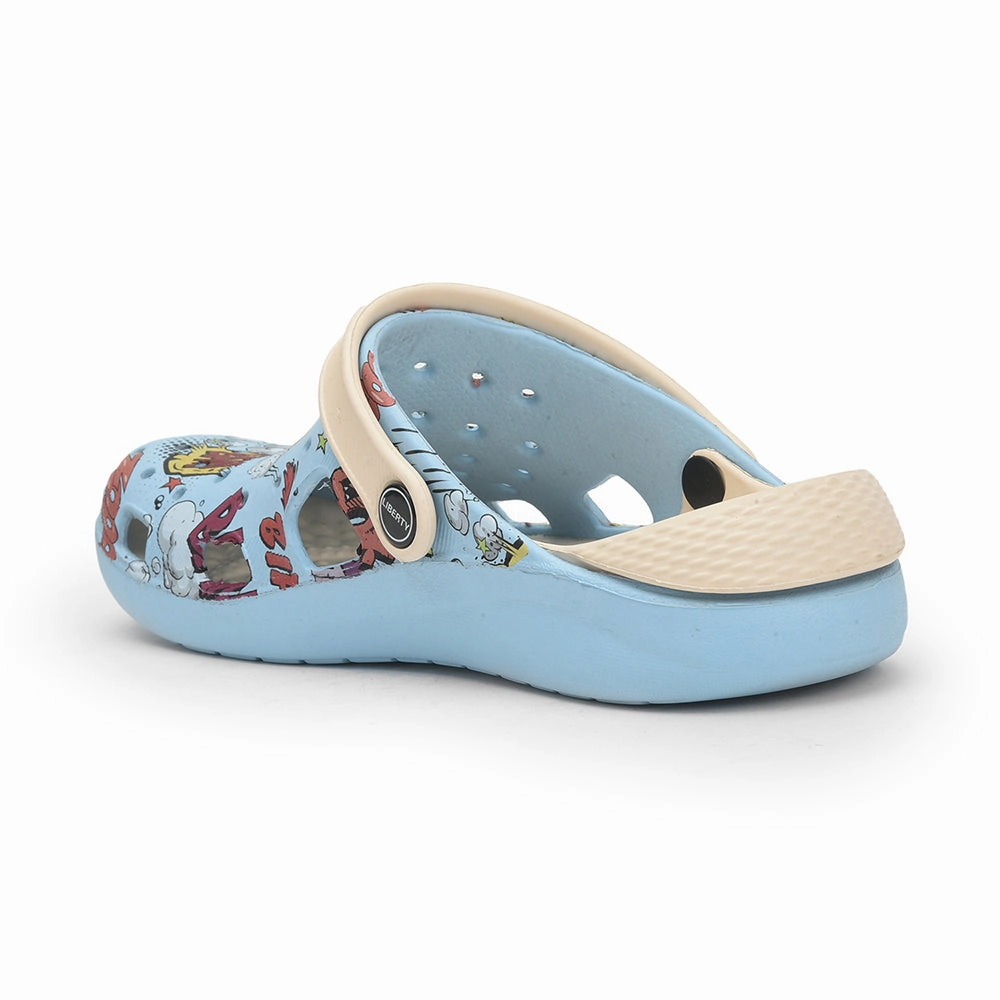 Teenage Sandals A-HA Sky Blue Clogs For Men LPMXT-810 By Liberty