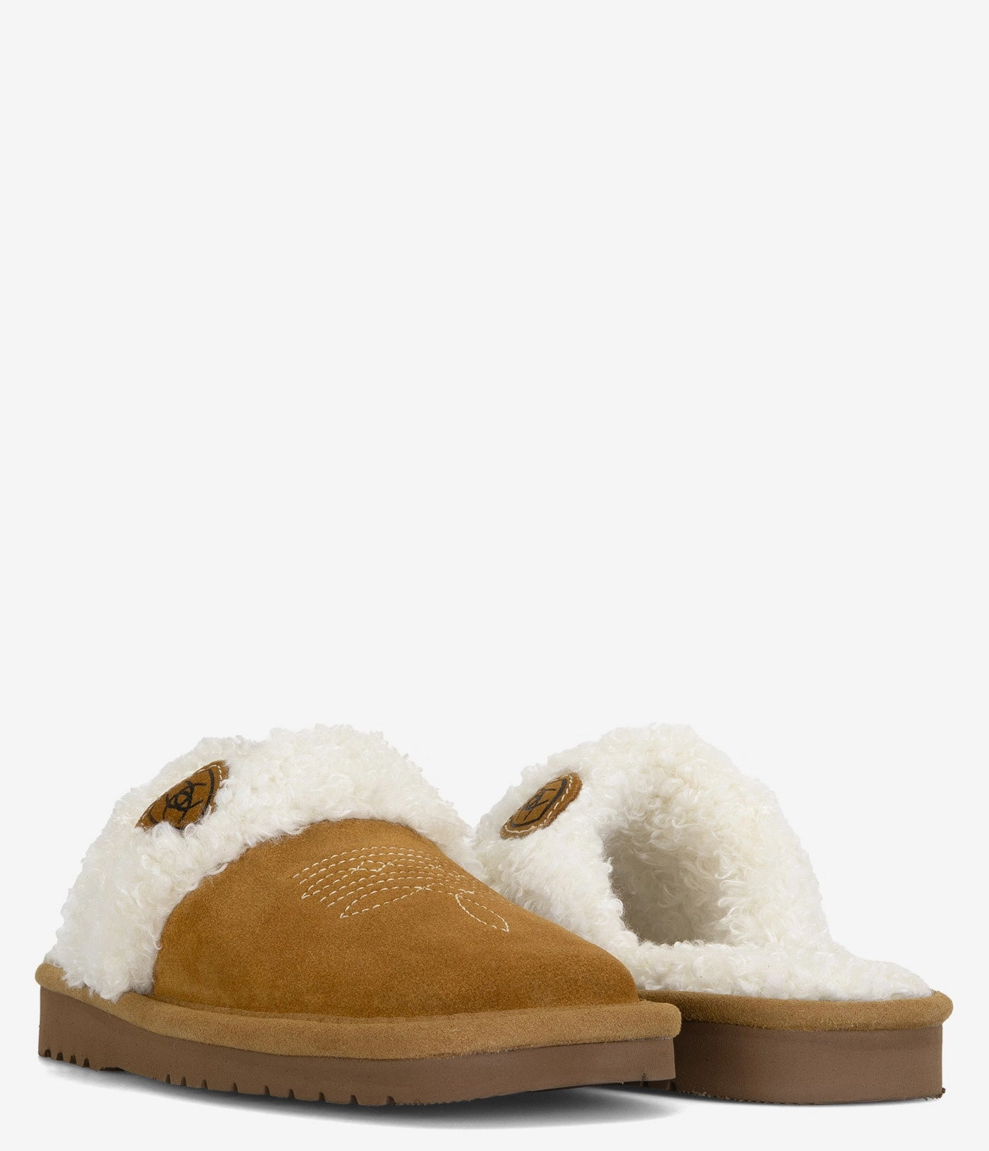 Double Strap Slides Ariat Jackie Square Toe Slippers - Women