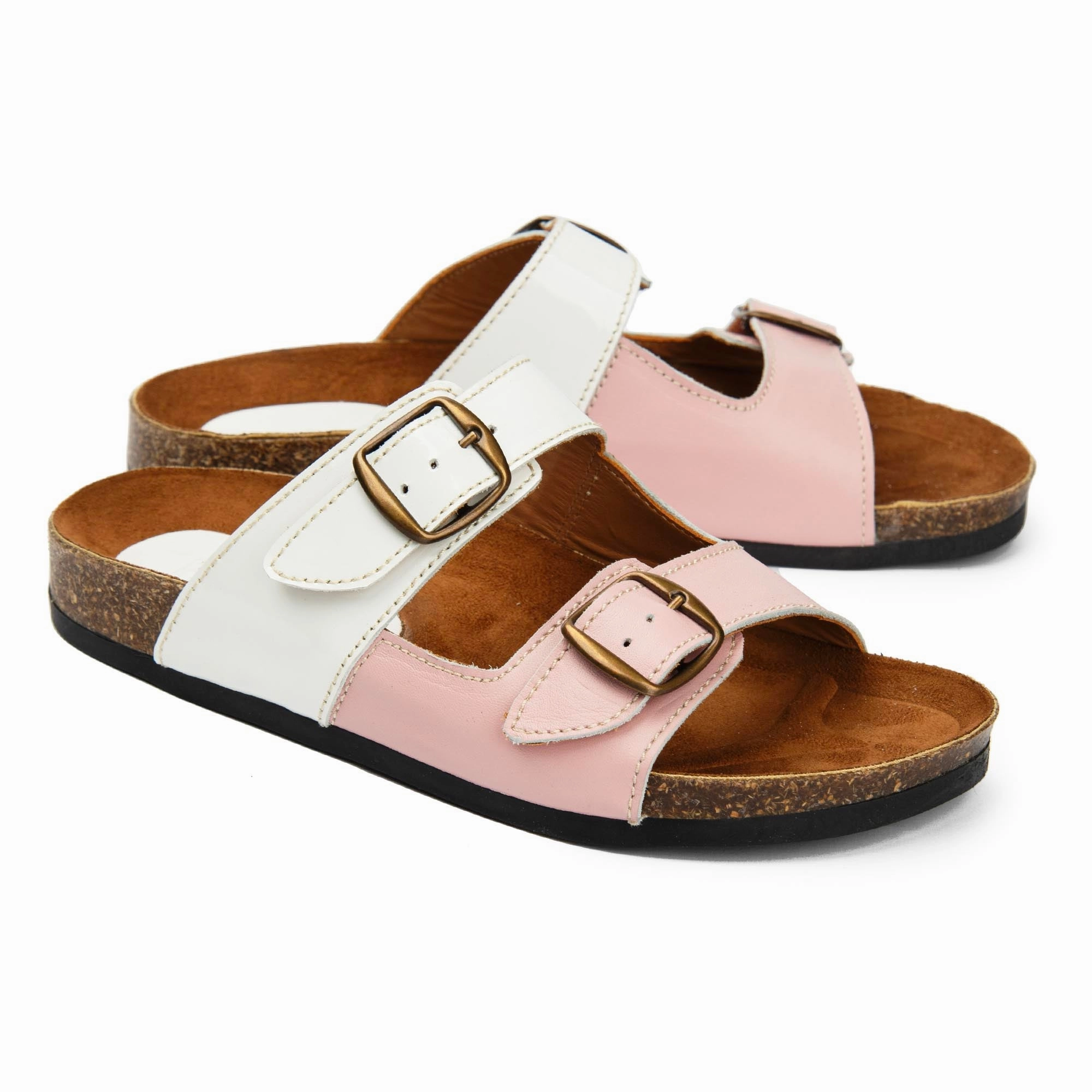 Best Ballerina House Slippers Arizona Binky Natural Leather Slippers