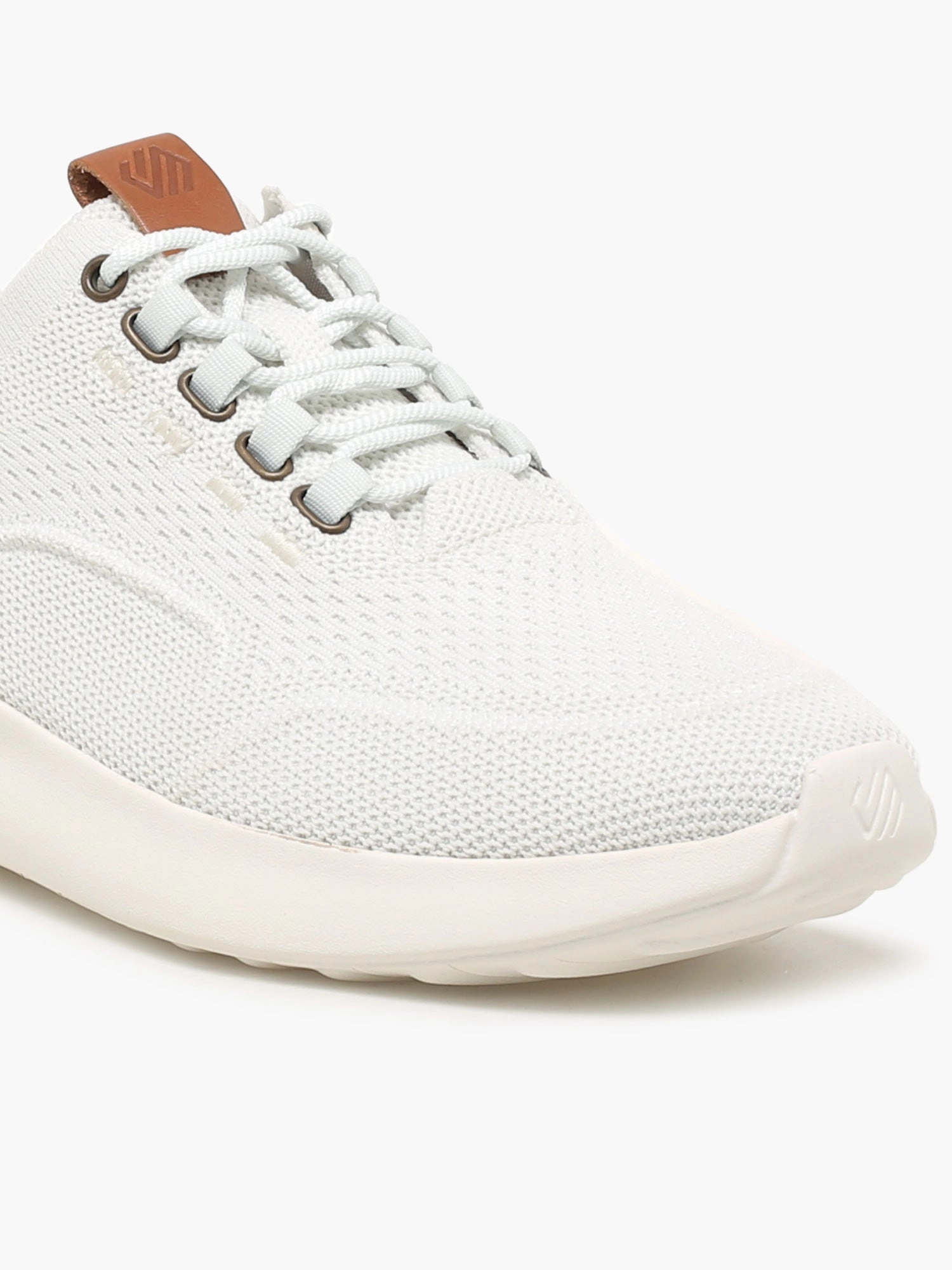 Armhest 2.0 White Knit Dress Shoes For Overpronation And Flat Feet