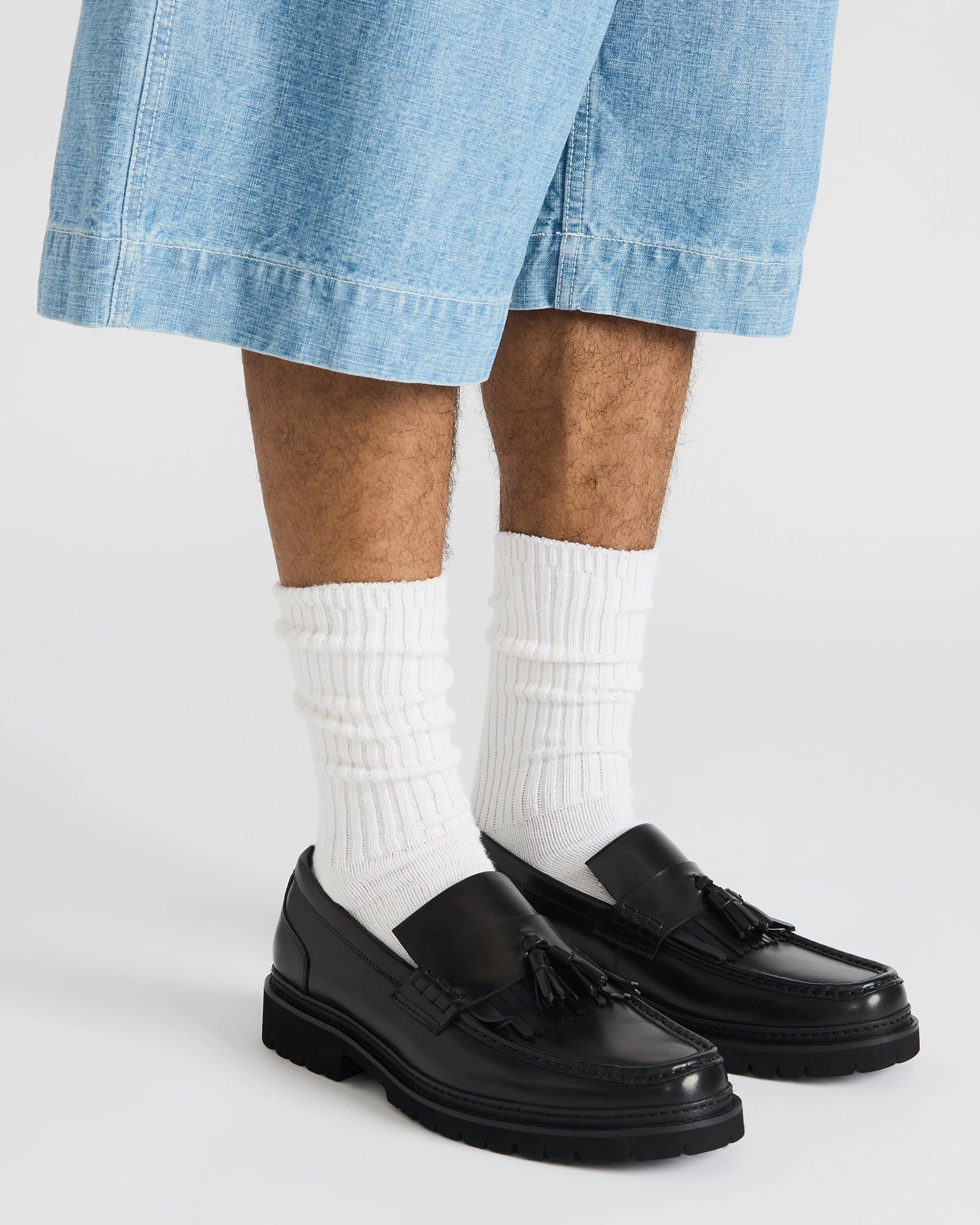 Cabaret Loafers ARTHUS BLACK LEATHER