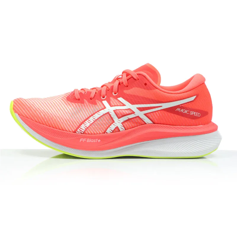 Asics Magic Speed 3 Women's Running Shoe - Sunrise Red/White Running Shoes For Xc