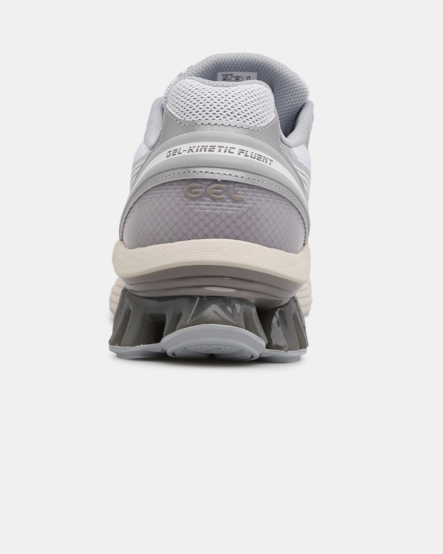 Asics Gel-Kinetic Fluent Silver White Shoes Asics