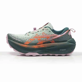 Asics Trabaco Max 4 Women's Trail Shoe - Cold Moss/Nova Orange Newest Asics Running Shoes