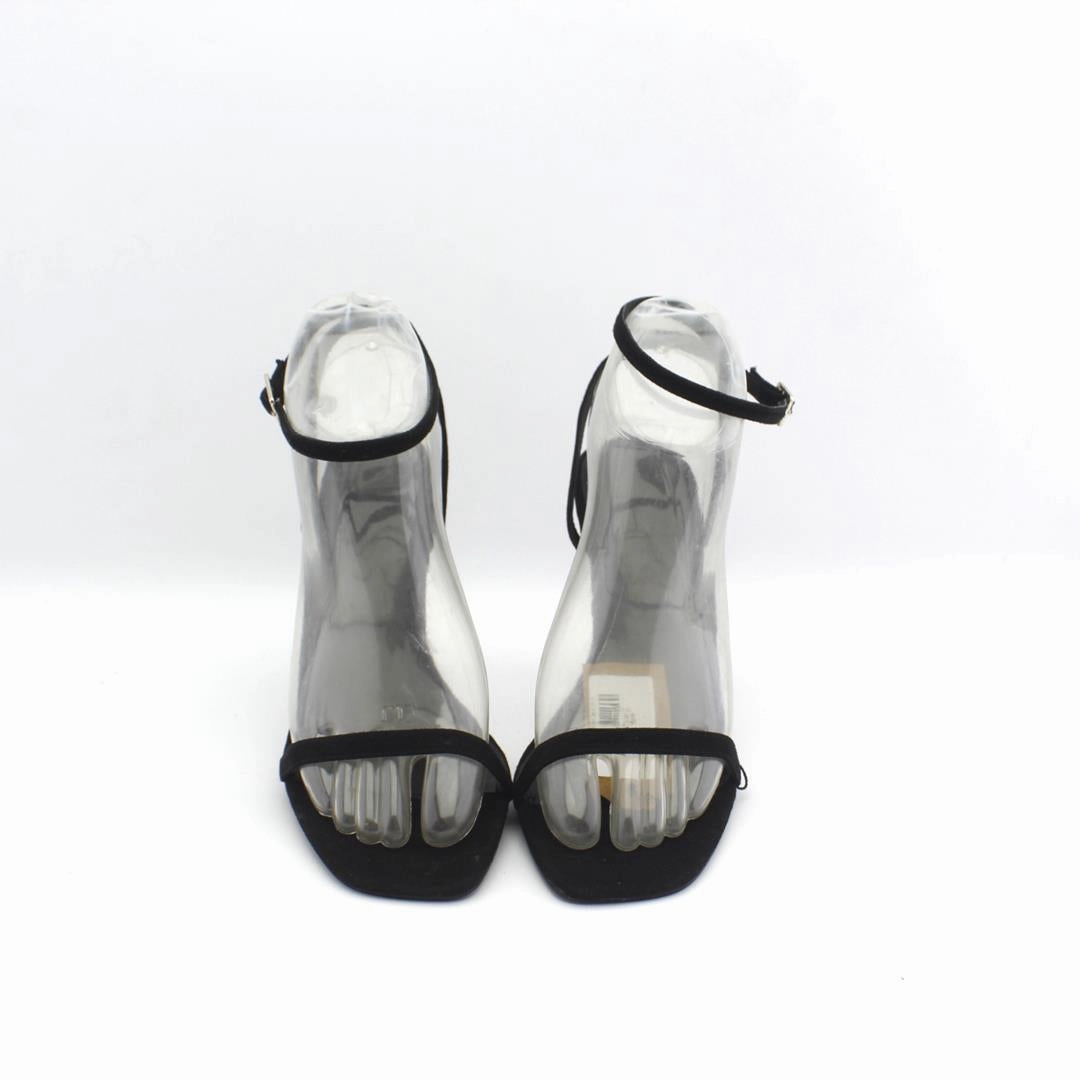 Gold Low High Heels ASOS DESIGH