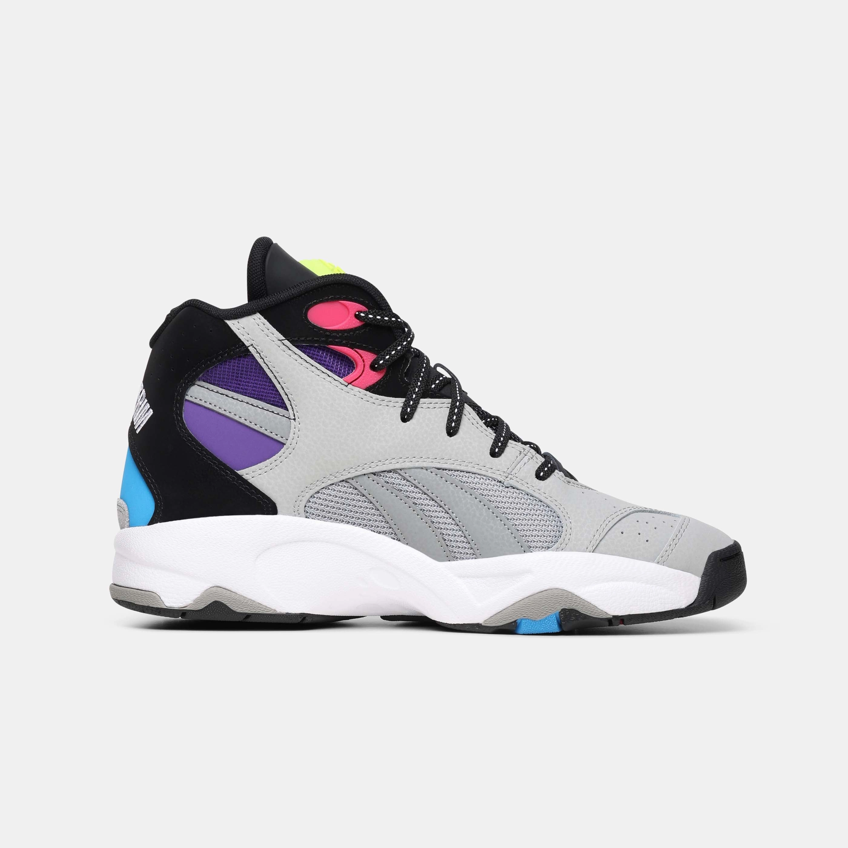 Skeleton Basketball Shoes Atr Pump Vertical Grey/Black/White