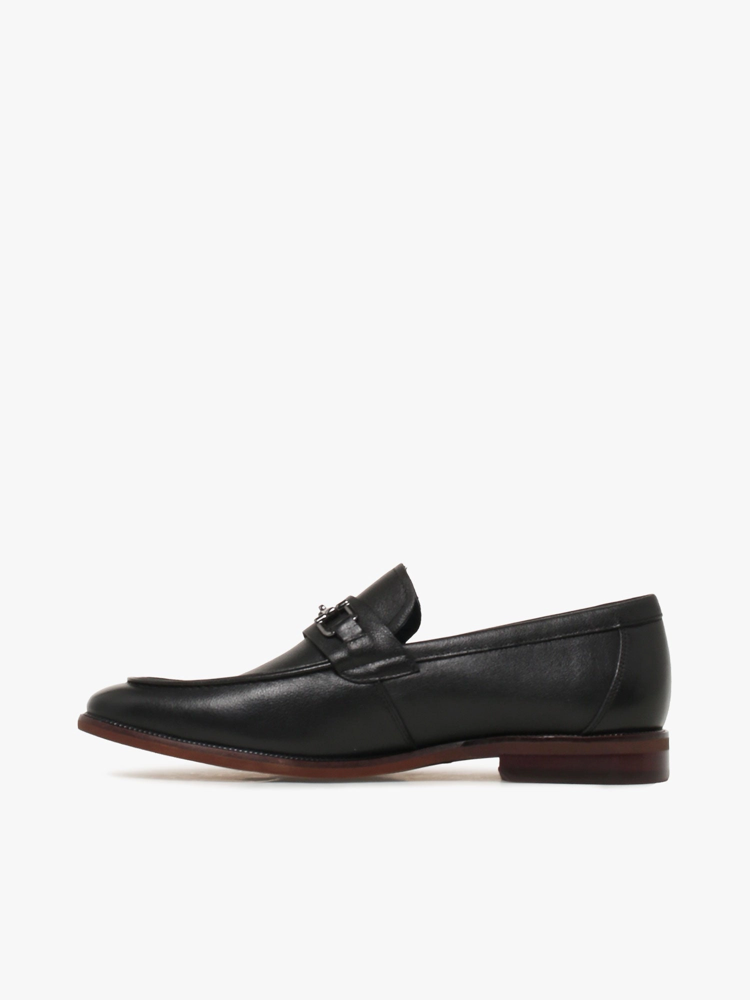 Open Toe Shoes Flats Aurelio Black Soft Tumbled Leather