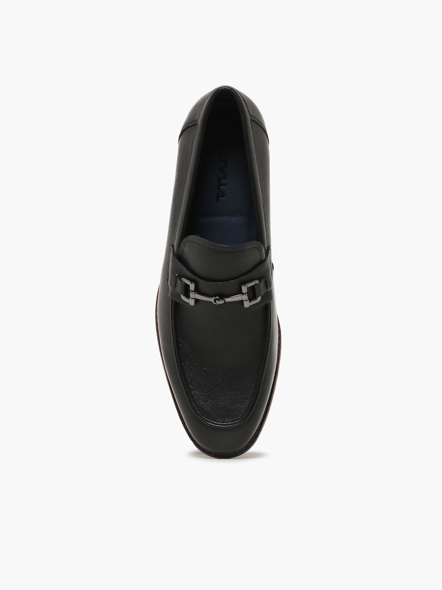 Modern Flat Shoes Aurelio Black Soft Tumbled Leather