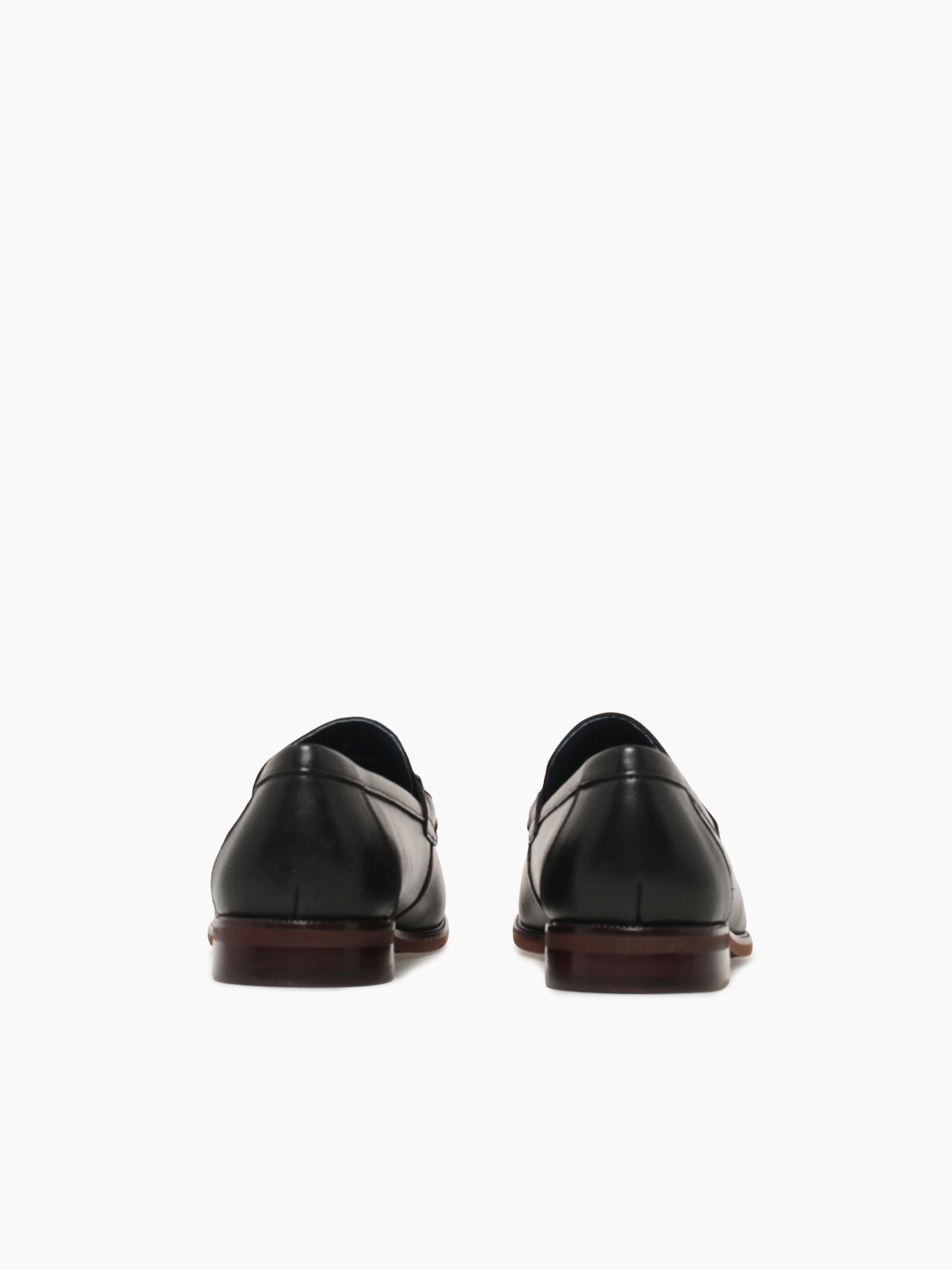 Elegant Flat Shoes Wedding Aurelio Black Soft Tumbled Leather