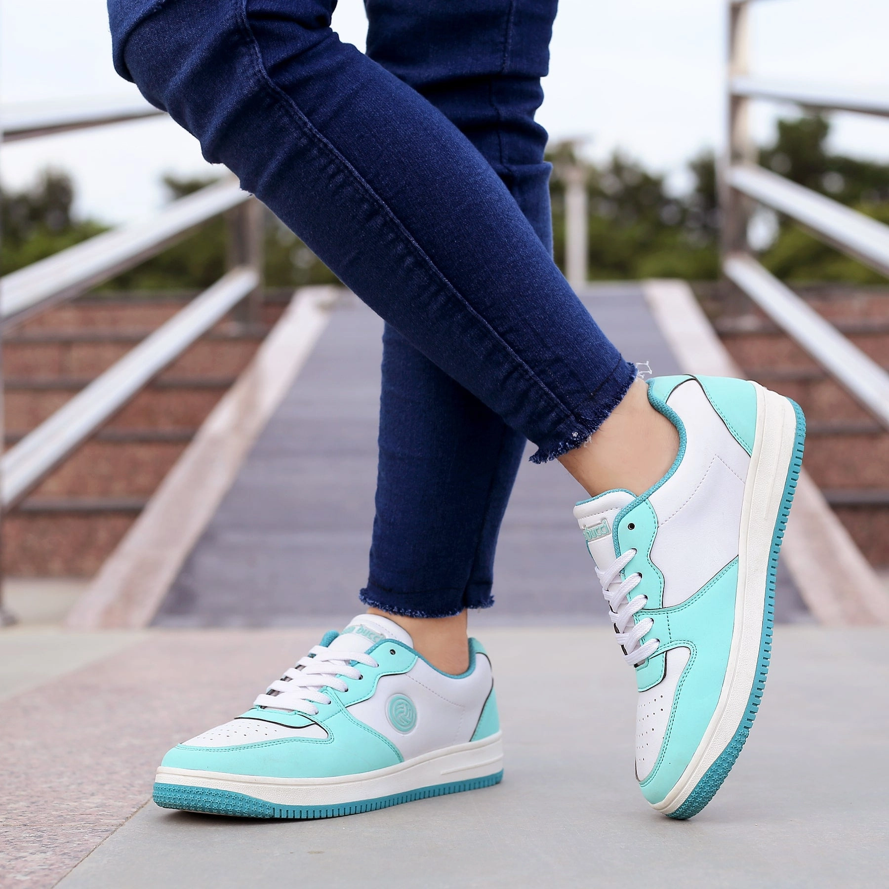 Bacca Bucci EMILY Low-top Flat Sole Sneakers For Women Flat Wide Toe Shoes