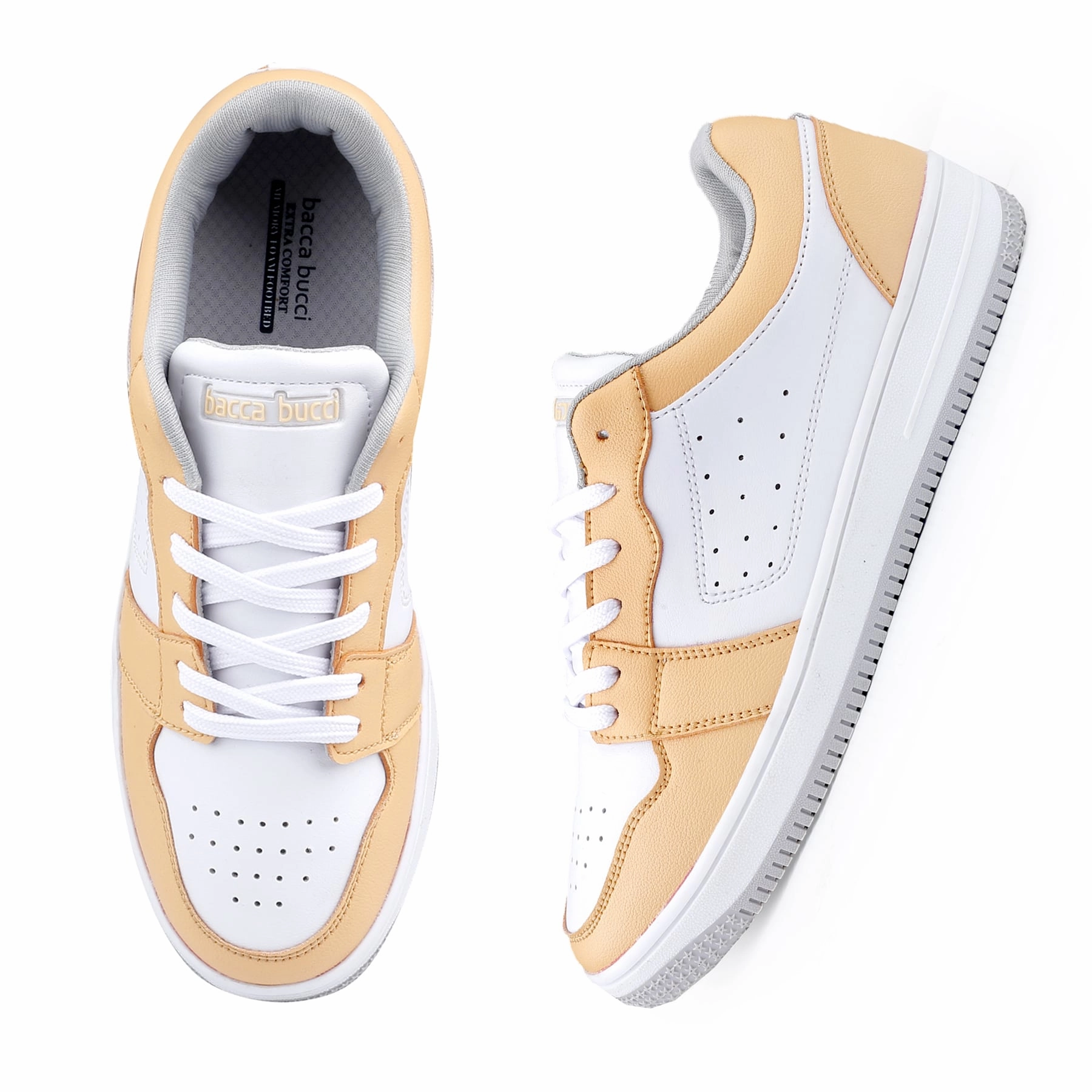 Bacca Bucci SOPHIA Low-top Flat Sole Sneakers For Women Flat Shoes Too Big