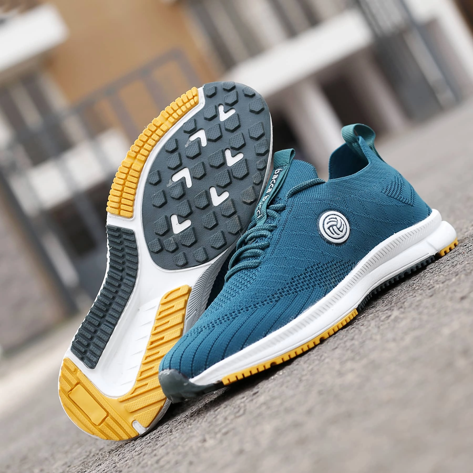 Bacca Bucci WAVE RIDER Women Training Shoes | Green Casual Sneakers for Women Soled Dress Shoes