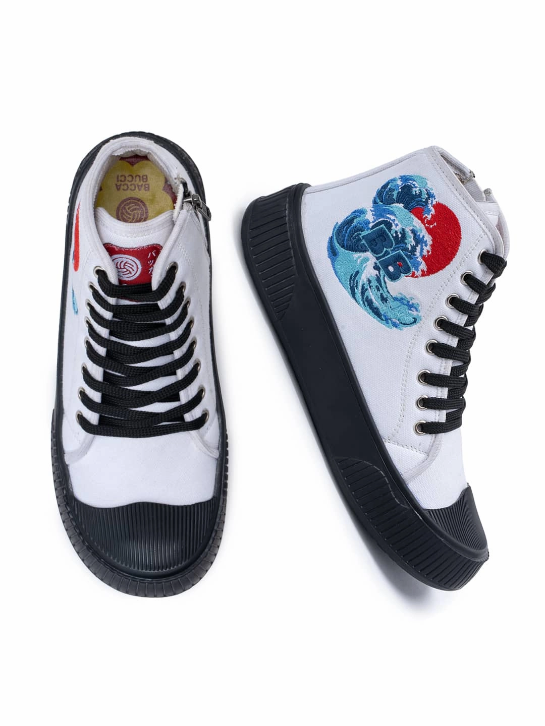 Dress Shoes Eee Width Bacca Bucci Women's High-Top Sneakers - "Kawaii Kicks" Collection