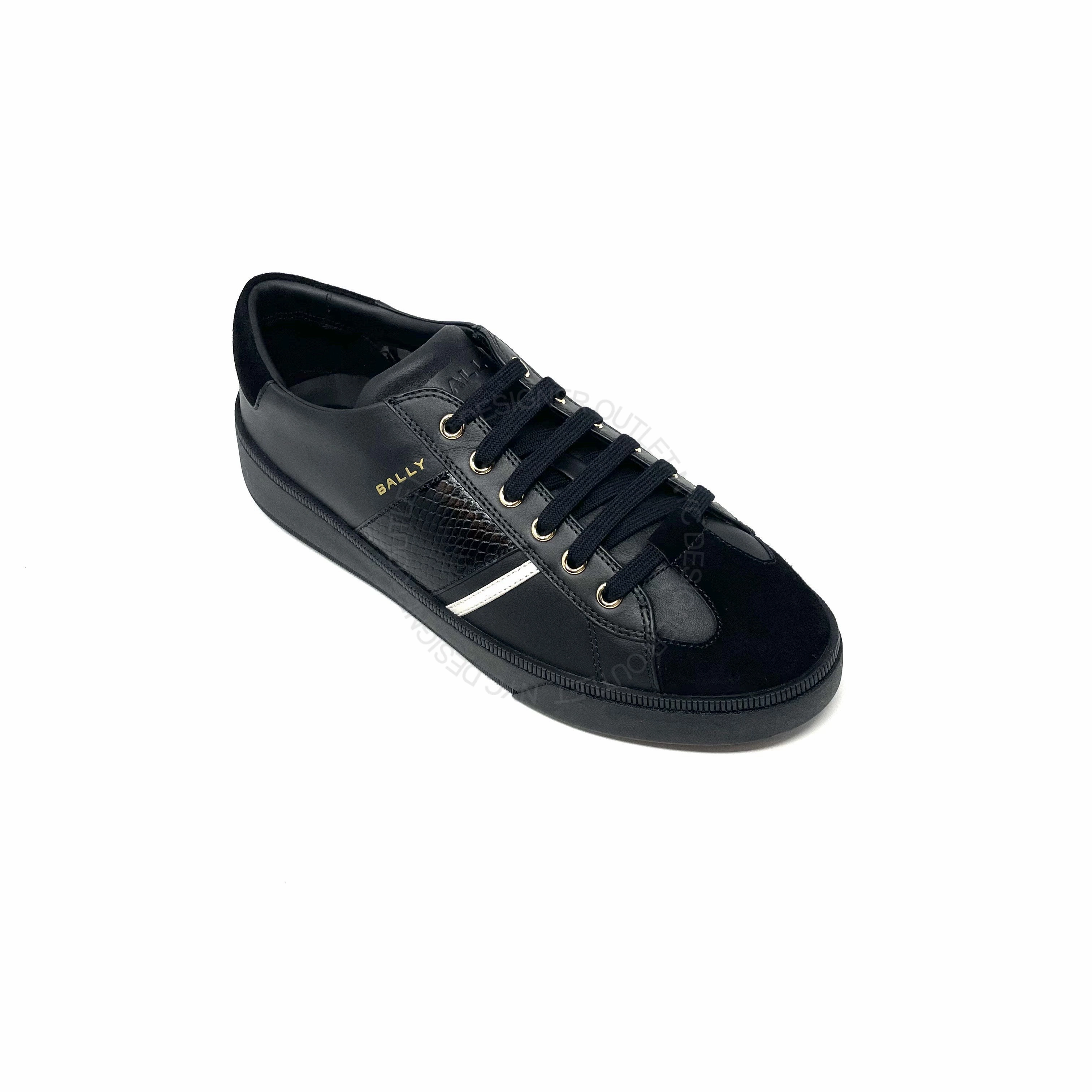 Bally Mens Leather Sneaker Sneakers Released