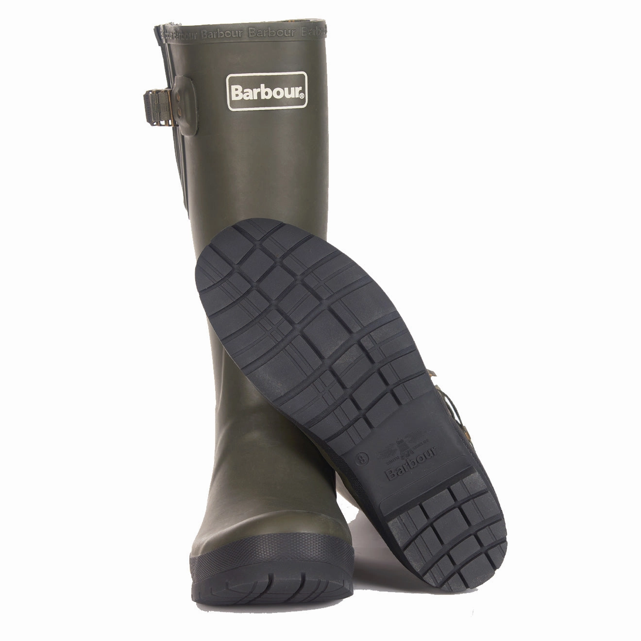 Newrock Boots Barbour Cirrus Wellington Olive