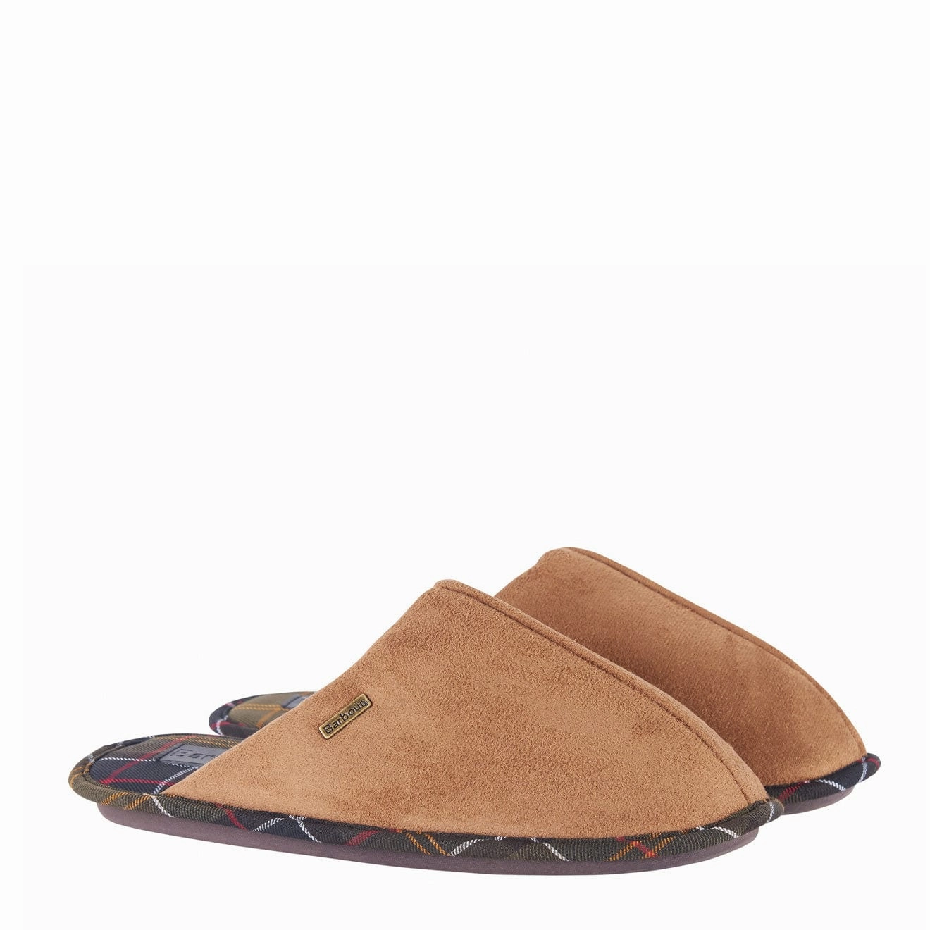Barbour Foley Slipper Camel Moonbeam Slitters