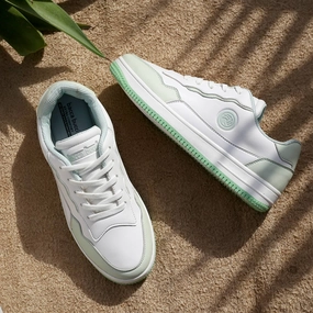 Bacca Bucci INFINITY Low Top Flat Sole Fashion Women's Sneakers Flat Wide Dress Shoes