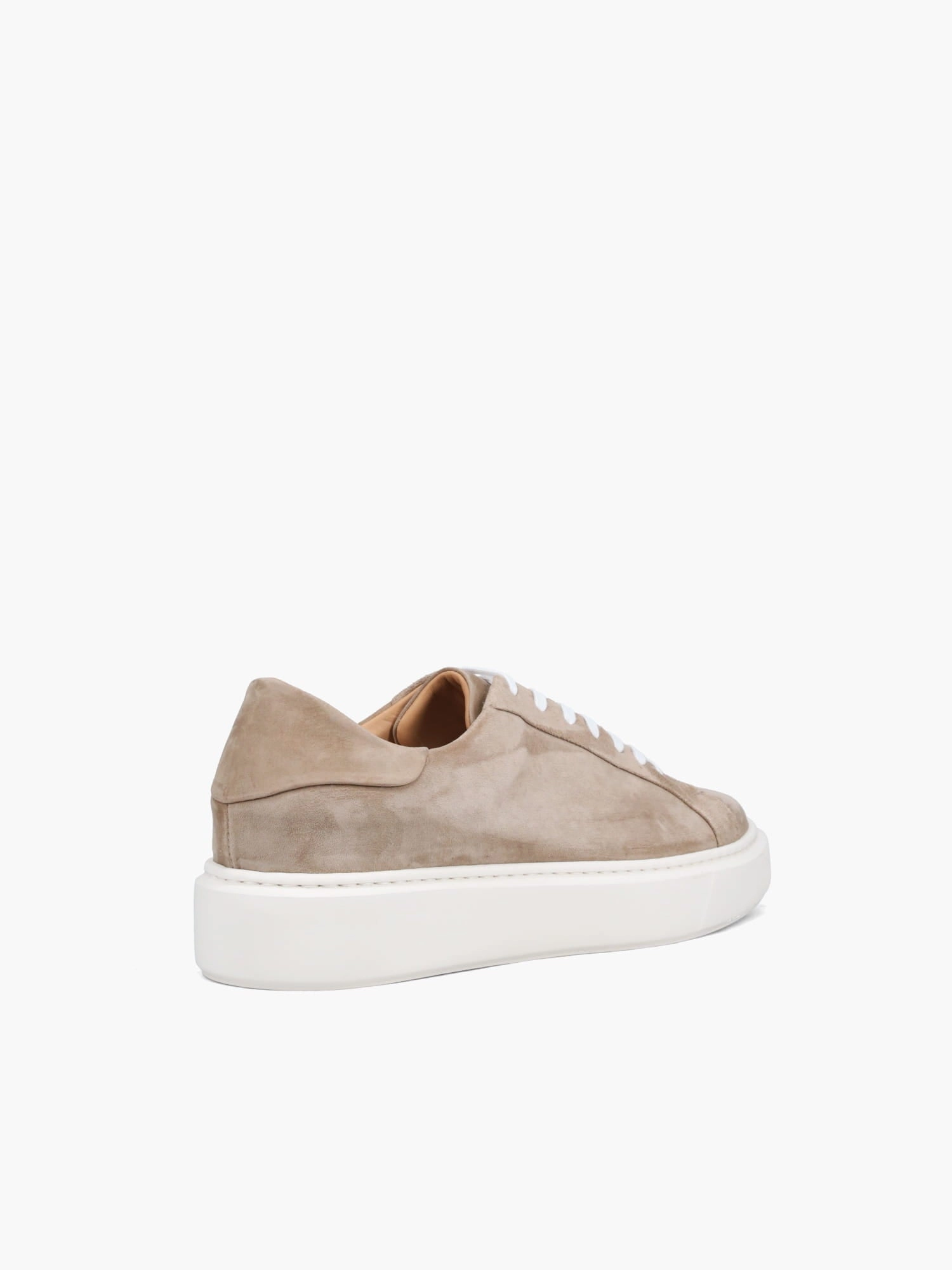 Foldable Flat Shoe Barolo Sneaker Taupe Water Suede